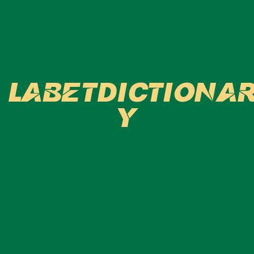 Logo da LABETDICTIONARY